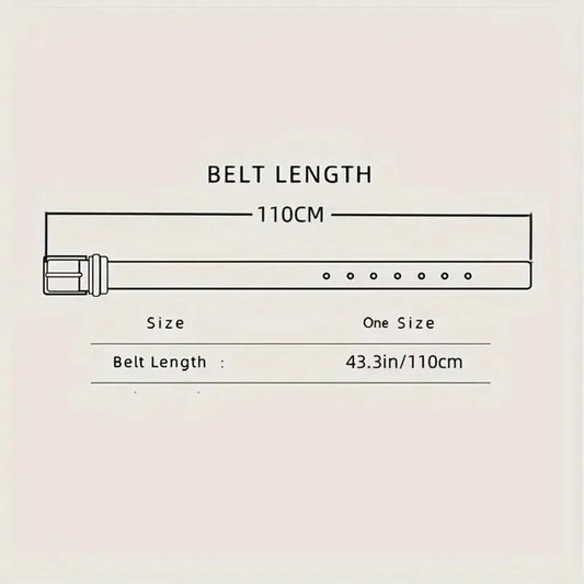 Corehide™ Punk style rivet belt set, equipped with stainless steel square buckle, male and female rivet decorat