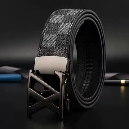 Corehide™ New genuine leather men belts waistband alloy automatic buckle men and women waistband versatile jeans belts for men