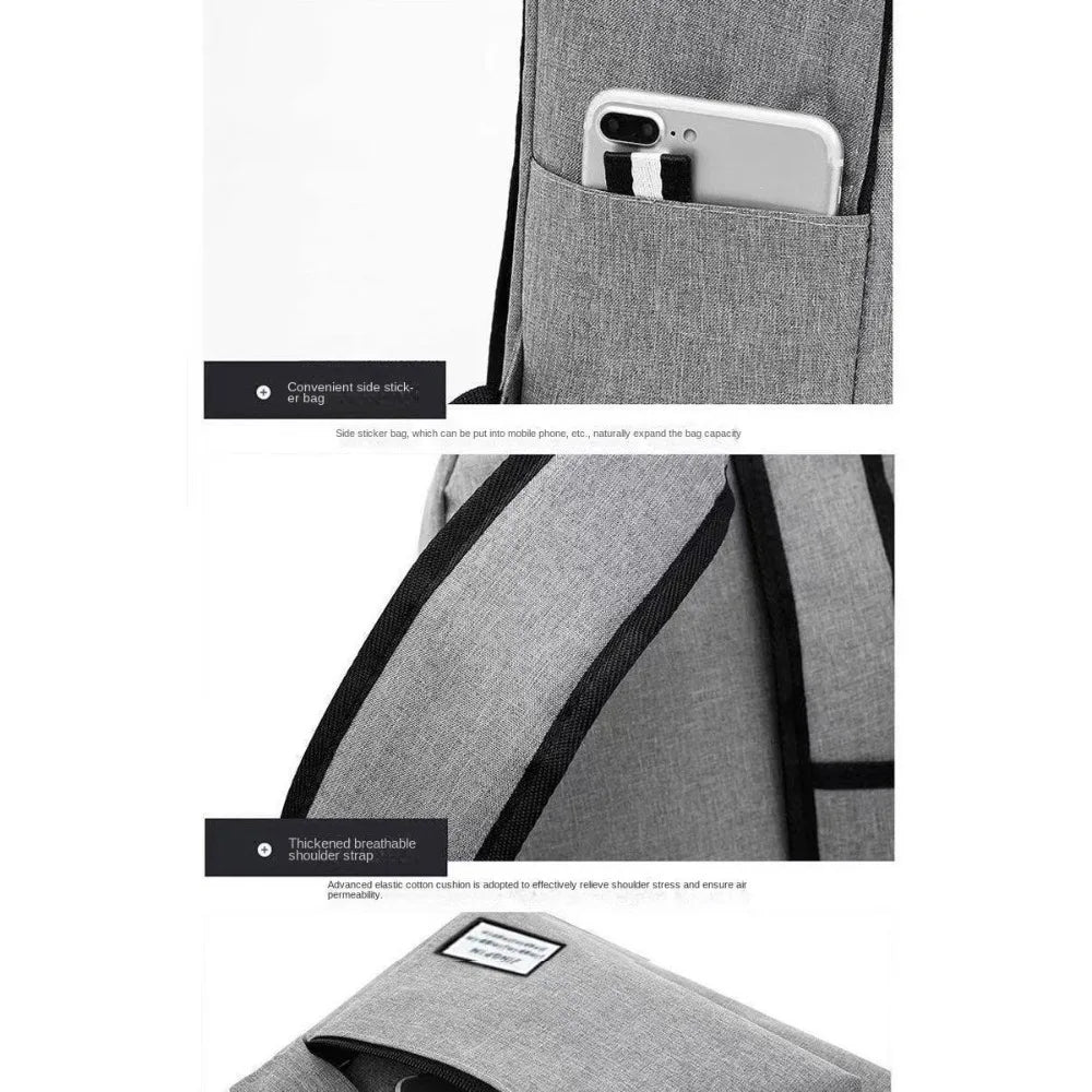 Corehide™ Trendy Men's Minimalist Backpack Versatile Backpack Large Capacity School Student Computer Travel Bag Washable Unisex Backpack