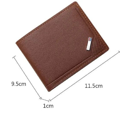Corehide™ Men's leather short wallet thin wallet foldable minimalist soft leather wallet
