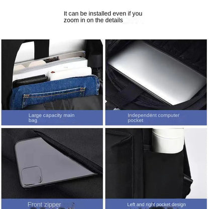 Corehide™ Trendy Men's Minimalist Backpack Versatile Backpack Large Capacity School Student Computer Travel Bag Washable Unisex Backpack