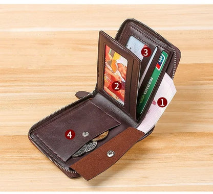 Corehide™ Wallet for Men Leather RFID Blocking Bifold Stylish Wallet for Boys.