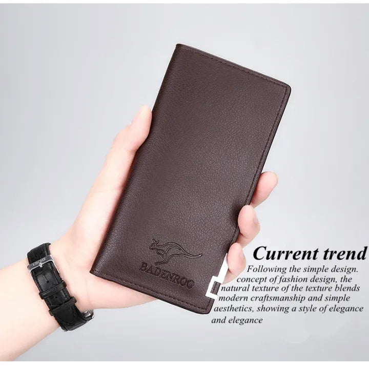 Corehide™ Kangro Ultra Slim Long Purse Wallet for Men