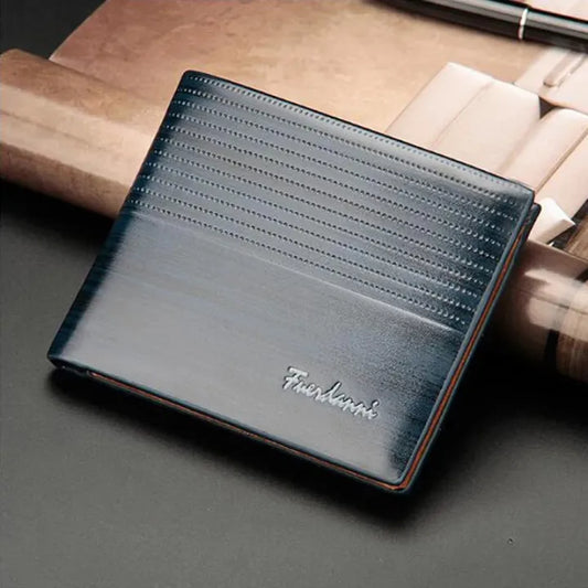 Corehide™ Men’s Slim PU Leather Wallet – Minimalist, Durable & Stylish Gift for Men